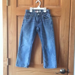Boys 505 levi jeans size 8 regular